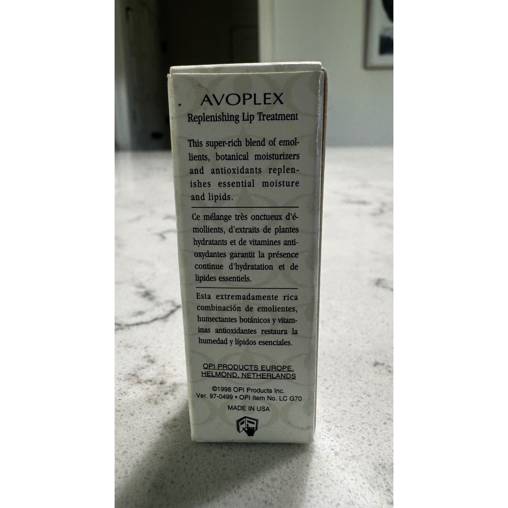 New OPI Avoplex Replenishing Lip Treatment 0.14oz / 4g Balm Discontinued NIB Vtg - Picture 5 of 6